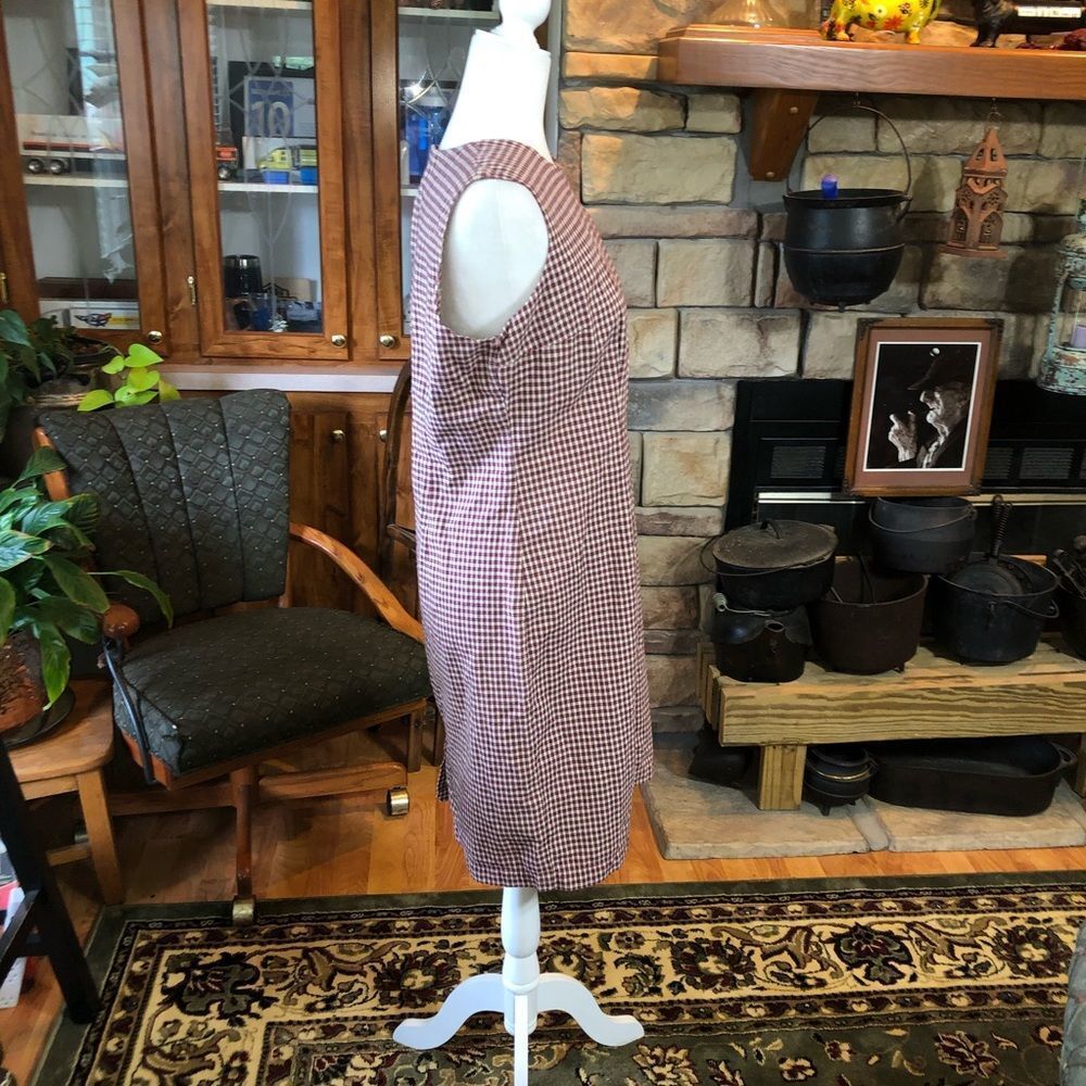 Sag Harbor size 14p 100% cotton gingham dress - Picture 2 of 3